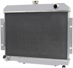 img 3 attached to 🔥 High-performance 52MM 3-Row Core Aluminum Radiator with Dual 12-Inch Fans and Shroud for Jeep CJ5 CJ6 CJ7 1972-1986, Cherokee J10 Commando 1973-1975