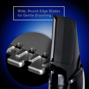 img 2 attached to 🪒 Panasonic ER-GK60-S Body Hair Trimmer for Men - Cordless, Waterproof, V-Shaped Trimmer Head with 3 Comb Attachments for Gentle Full Body Grooming (Silver)