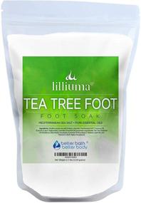 img 4 attached to 🌿 Revitalizing Tea Tree Foot Soak: 40 Ounces of Mediterranean Sea Salt with Lavender, Tea Tree, and Eucalyptus Essential Oils - Natural Ingredients for Ultimate Refreshment