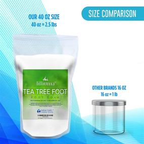 img 2 attached to 🌿 Revitalizing Tea Tree Foot Soak: 40 Ounces of Mediterranean Sea Salt with Lavender, Tea Tree, and Eucalyptus Essential Oils - Natural Ingredients for Ultimate Refreshment