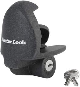 img 4 attached to Черный универсальный замок для прицепного устройства - Master Lock 379ATPY