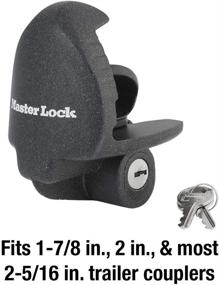 img 2 attached to Черный универсальный замок для прицепного устройства - Master Lock 379ATPY