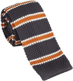 img 4 attached to Stylish and Trendy: DAE1064 Checkers Skinny Neckties for Boys - Dan Smith Accessories