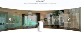 img 2 attached to Wyze Cam Pan 1080p WiFi Indoor Smart Home Camera with Night Vision, 2-Way Audio, Works with Alexa &amp; Google Assistant, White - WYZECP1