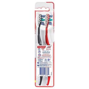 img 3 attached to 🪥 Colgate 360° Advanced Optic White Toothbrush - Medium, 2 Pack (Color May Vary)