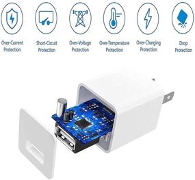 img 2 attached to 🔌 [Apple MFi Certified] 2Pack iPhone Charger - Lightning Cable Apple Charging Cords & Fast Quick USB Wall Charger Travel Plug Adapter - Compatible with iPhone 12/11 Pro/11/XS MAX/XR/8/7/6s/6 Plus/AirPods