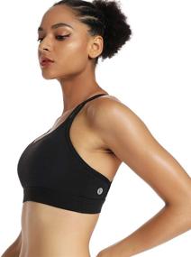 img 3 attached to RUNNING GIRL Crisscross Removable WX2310 Black L Women's Clothing and Lingerie, Sleep & Lounge