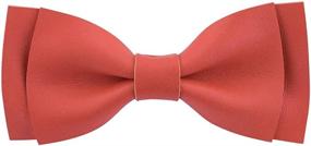 img 4 attached to Bow Tie House Genuine Leather Men's Accessories for Ties, Cummerbunds & Pocket Squares