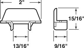 img 1 attached to Prime Line Products 7086 Drawer Glides