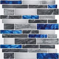 🎨 art3d premium self-adhesive marble kitchen backsplash tiles - 10 sheets, 12"x12 logo