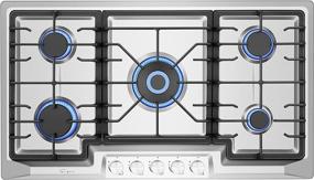 img 4 attached to Empava Recessed Gas Stove Cooktop