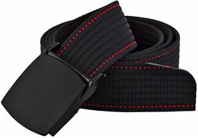 img 3 attached to High-performance Military Tactical Men's Accessories and Belts with Squaregarden Nylon Webbing