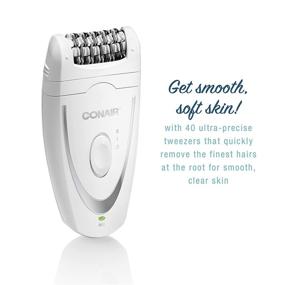 img 3 attached to Conair Total Body Epilator: Cordless and Rechargeable - Experience Effortless Hair Removal