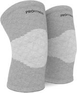 🩺 profitness bamboo fabric knee sleeves: effective relief for joint pain, arthritis & post surgery recovery – ideal for running & pain management логотип