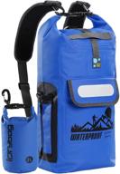 idrybag waterproof backpack floating dry bag – 20l/30l, roll top for dry gear – ideal for kayaking, boating, rafting, swimming, hiking, camping, travel, beach logo