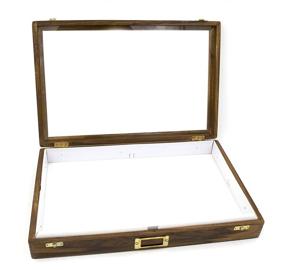 img 1 attached to 🪵 Premium Polished Wood Insect Storage Box: Secure & Stylish Bug Storage Solution