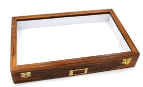 img 2 attached to 🪵 Premium Polished Wood Insect Storage Box: Secure & Stylish Bug Storage Solution