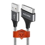 🔌 high-quality agvee [3 pack 6ft] charger cable for old iphone 4/4s, ipad 1/2/3, and ipod логотип