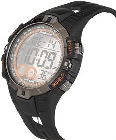 img 3 attached to ⌚ Performance Men's Marathon Black Chronograph Watch - Timex Originals T5K801