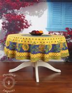 sunflower yellow polyester tablecloth - inspired by provencal style logo