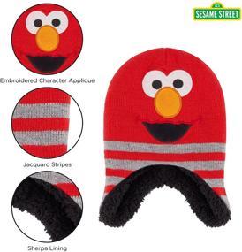 img 1 attached to 🧤 Warm Up with Sesame Street: Boys' Winter Toddler Mittens - Essential Cold Weather Accessories!