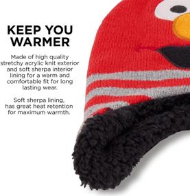 img 2 attached to 🧤 Warm Up with Sesame Street: Boys' Winter Toddler Mittens - Essential Cold Weather Accessories!