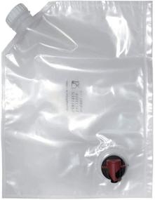 img 4 attached to 🍷 3L Wine Purse Easy Fill Bags - BYOB - 3-Pack of Refillable Bags for Wine Bag Coolers, Purses, Holders & Carriers - Reusable, BPA-Free! Quick Filling via Top Screw Cap