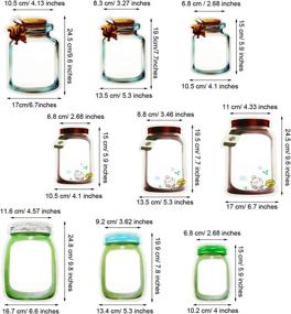 img 3 attached to 🍽️ Mason Jar Zipper Lock Bags: Reusable Food Storage Bags with Airtight Sealing for Snacks, Sandwiches and More - Set of 50