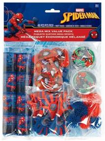 img 1 attached to Spider-Man™ Webbed Wonder Mega Mix Value Pack: Ultimate Party Favor in Vibrant Multicolor - One Size Fits All