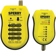sperry instruments tt64202 cable test plus - short, miss-wire & reversal detection - 2 pc. kit логотип
