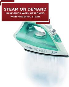 img 1 attached to 🔵 T-fal Ecomaster Steam Iron - 1400W Eco-Friendly with Steam Trigger and Ceramic Soleplate - Azure Blue - FV1742U0