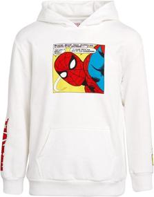img 4 attached to 👕 Marvel Avengers Hoodie Sweatshirt for Boys – Captain America, Spider-Man, Iron Man (Sizes 2T-18)