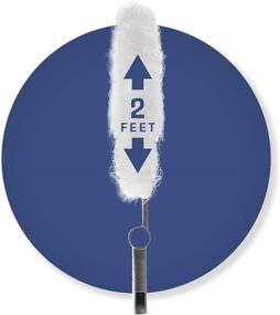 img 2 attached to FAYINA Premium Microfiber Duster with Stainless Steel Handle - Versatile, Washable, and Extendable up to 56 Inches for Home, Office, Dorm, and More!