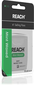 img 2 attached to 🪥 Reach Waxed Dental Floss, Mint Flavor, Long Lasting Freshness, 1 Count