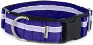 🐾 1.5" martingale dog collar - adjustable, strong, and comfy - ideal for training - nylon - made in usa by if it barks logo