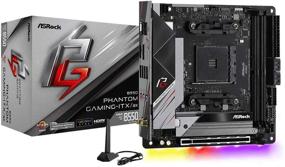 img 4 attached to 🎮 ASRock B550 Phantom Gaming-ITX/AX: High-Performance Motherboard for 3rd Gen AMD AM4 Ryzen and Future Ryzen Processors