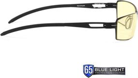 img 1 attached to 👓 Игровые очки с блокировкой голубого света, SheaDog/Onyx от Gunnar, 65% защита от синего света, 100% ультрафиолетовый свет, антибликовое покрытие для снижения напряжения и сухости глаз