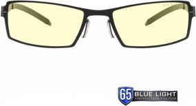 img 3 attached to 👓 Игровые очки с блокировкой голубого света, SheaDog/Onyx от Gunnar, 65% защита от синего света, 100% ультрафиолетовый свет, антибликовое покрытие для снижения напряжения и сухости глаз