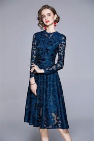 img 3 attached to 👗 Elegant Bridesmaid Cocktail Dresses for Women: Stylish Women's Clothing for Special Occasions