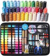 sewing kit set - home & travel essentials - premium 218-piece accessories - beginner-friendly - emergency preparedness - kids friendly - 43 vibrant color 150 yards thread spools - ideal gift logo