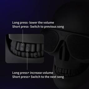 img 2 attached to YSEECHENS Черепной динамик: портативная акустическая система с Bluetooth и выходной мощностью 8 Вт для настольных ПК, ноутбуков, мобильных телефонов, MP3-плееров, MP4-плееров - улучшенный стереозвук с мощным басом.