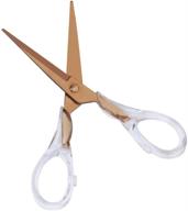 🌹 multibey rose gold craft scissors - 6.5 inches stainless steel straight acrylic scissors for multi-purpose use logo