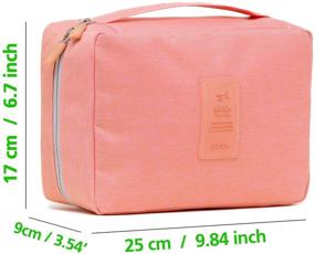 img 2 attached to 👝 Women's Hanging Toiletry Bag - Durable Travel Organizer for Toiletries