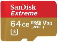 sandisk extreme 64 гб microsdxc логотип