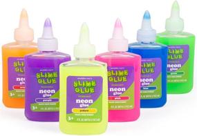 img 4 attached to 🌈 Maddie Rae's Slime Making NEON Glue - (6) 4oz Bottles, 6 Various Colors, Fast Shipping - Non Toxic, School Approved Formula, Ideal for Slime Making Kit Supplies, Crafts, Easter Basket