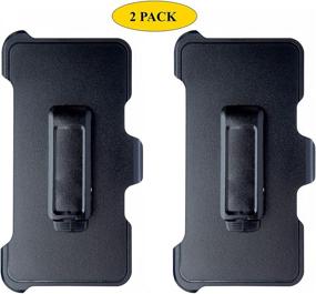 img 3 attached to 📱 2-Pack AlphaCell Holster Belt Clip Replacements for Apple iPhone XR (ONLY) – Compatible with OtterBox Defender Series Case