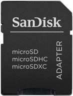 адаптер sandisk microsd microsdhc to sd sdhc - поддерживает карты памяти до 32 гб (в упаковке без розничной упаковки) логотип