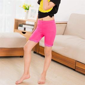 img 3 attached to Дышащие спортивные юбки Auranso для активных девочек: идеальные шорты для выступлений