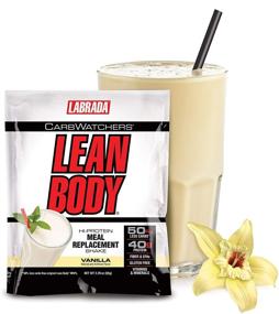 img 3 attached to 🥤 Заменитель приема пищи Lean Body Carb Watchers со вкусом ванили - 40 г протеина, 8 г полезных жиров и клетчатки, 22 витамина и минерала - без искусственных красителей, без глютена (20 пакетов МРП/МРО)