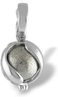 🌟 spectacular starborn sterling silver muonionalusta meteorite sphere pendant - a celestial masterpiece! logo